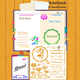 thumbnail image 5 of Plantilla de pintura de diario Plantilla de cuenta de mano hueca Regla de encaje con tema de bricolaje Tablero de dibujo de 24, 5 of 6