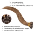 thumbnail image 3 of SEGO 100% Remy Human Hair Extensions Micro Loop Hair Extension Nano Micro Bead Ring Thick Hair Piece Clearance, 3 of 8
