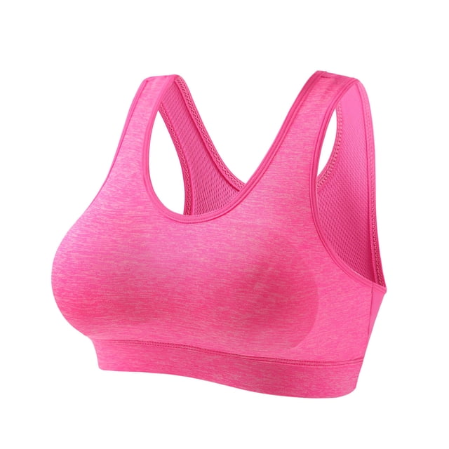 Pisexur Racerback Sports Bras for Women - Padded Seamless High Impact Support for Yoga Gym Workout Fitness