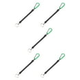 thumbnail image 3 of kurtrusly 2pcs Carabiner Anti -Lost Rope sub -Plier Control Fish Buckle Rope Strong Pull Lanyard 6 Color green 5Set, 3 of 6