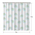 thumbnail image 3 of 72x72 Inch Fabric Shower Curtain Waterproof Polyester, Daisy Floral Print, 3 of 6