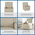Baby Relax Robyn 2in1 Nursery Rocker Recliner, Beige Linen