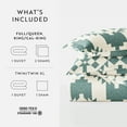 thumbnail image 5 of Duvet Covert Set - Ultra Soft - Teal Adobe Diamond Southwestern Boho for Queen Size Bedding by Comfort Canopy, 5 of 15