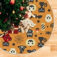 thumbnail image 5 of GZHJMY Halloween Christmas Tree Skirt Halloween Tree Skirt for Holiday Party Home Christmas Day Ornaments 36", 5 of 6