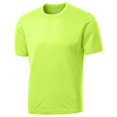 thumbnail image 5 of Port & Co Adult Male Men Plain Short Sleeves T-Shirt Neon Yellow 2X-Large, 5 of 6