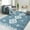 Aqua, variant on HR Ultra-Soft Shaggy Area Rug with Southwestern Diamond Pattern Chocolate Brown and White, Plush 1-Inch Pile, Easy Clean, Quick Crease Recovery Ideal for Living Room, Bedroom