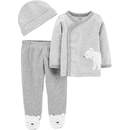 Child Of Mine By Carter's Take Me Home, 3pc Outfit Set (Baby Boys or Baby Girls,