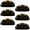 Multicolored 10, variant on PhooArto 6 Pcs Cup Drawer Pulls, Dreamcatcher Golden Pattern Shell Shape Handles Cabinet Knobs for Dresser Cupboard Closet Wardrobe with Screws