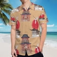 thumbnail image 5 of High Quality Hawaiian Shirts for Men Short Sleeve Aloha Beach Shirt Floral Summer Casual Button Down Shirts Blouses AJMULL, 5 of 7