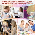 thumbnail image 3 of LEKOU Acuarela Profesional 100 Colores, Juego Pintura Acuarela Port&aacute;til Con Caja Met&aacute;lica, Kit De Pintura Acuarela Con Pinceles, Paleta, Papel De Acuarela Para Principiantes, Art, 3 of 7