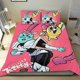 thumbnail image 1 of Gatito de Batalla Conjunto de sábanas temático, trío de piezas, cómodo y amigable con la piel, diseño único, regalo de decoración para el hogar para familiares, amigos y fans, 90 cm * 190 cm, 1 of 6