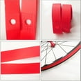 thumbnail image 4 of MIANGASTORE 1 Pcs Tires Cushion Liners Puncture Proof Rim Strip Rim Tape Tires Protector Inner Tube for Road Bike 26 Inches x 20mm (Red), 4 of 8