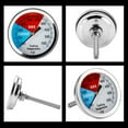 thumbnail image 4 of Labymos 2 Inch Thermometer Gauge 100-550℉ Temperature Range Food Thermometer with Stainless Steel Stem Dial, 4 of 8