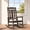 Coffee, variant on SERWALL Oversized Outdoor Rocking Chairs Set of 2 for Adults, HDPE All Weather Patio Rockers for Porch Garden Lawn, White