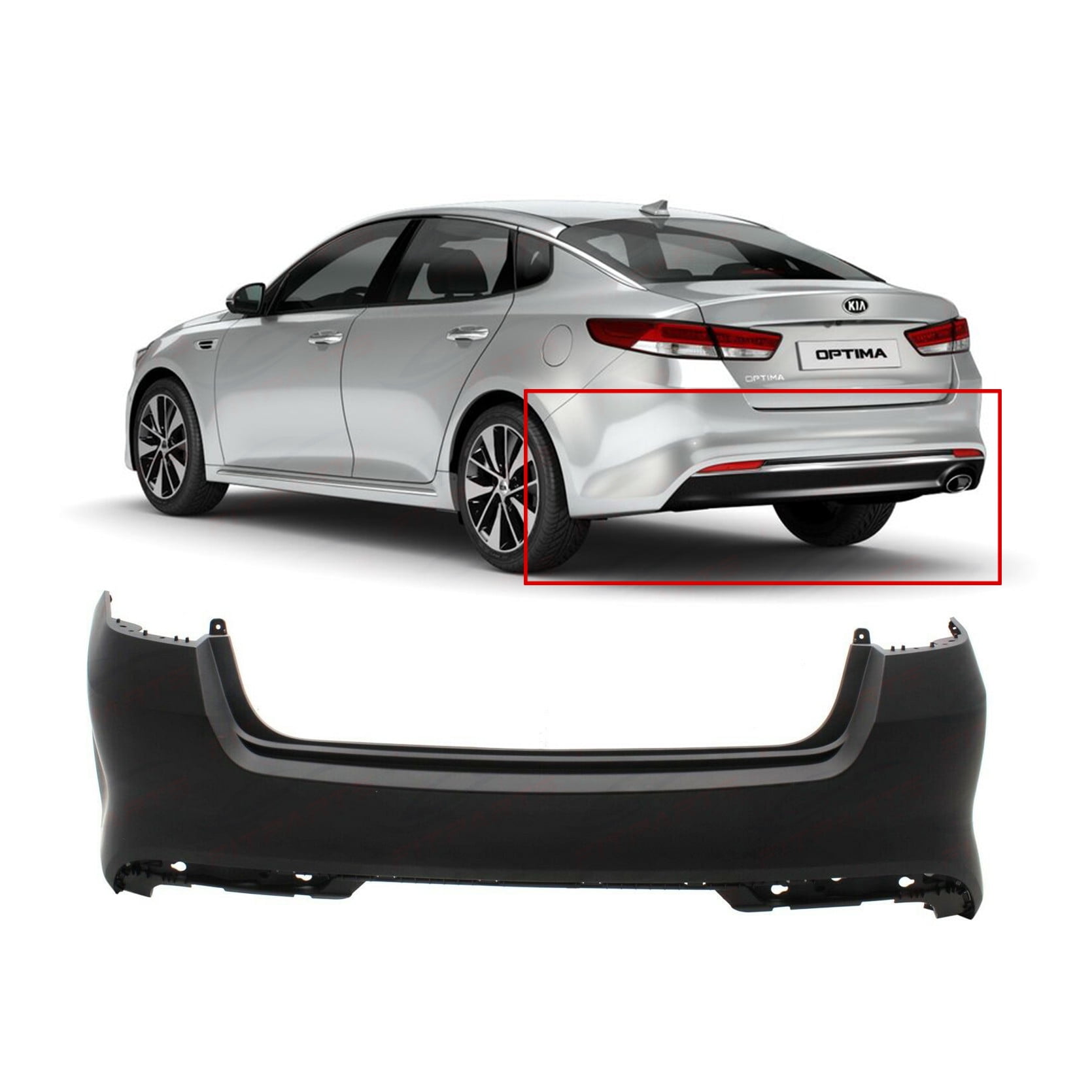 Buy Rear Bumper Cover for 20162018 Kia Optima EX LX SX SXL S