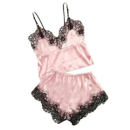 

Women s Lace Trim Underwear Lingerie Straps Bralette and Panty Set