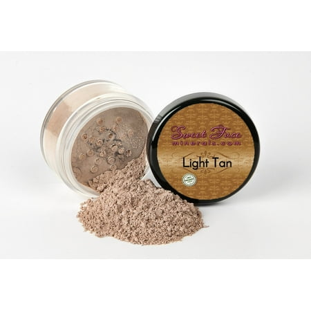 - LIGHT TAN FOUNDATION by Sweet Face Minerals Sample to Bulk Sizes Mineral Makeup Bare Skin Sheer Powder Cover (20 Gram Sifter Jar)