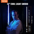thumbnail image 2 of VEVOR Épée Lumineuse 12 Couleurs RGB 16 Sons Mode Rechargeable Sabre Laser de Duel, 2 of 9