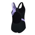 thumbnail image 7 of Cowsor 3-12Y Kids Solid Color Sleeveless Tank Crew Neck One Piece Swimsuit Triangle Brief UV Protection Quick Dry Swimwear for Big Girls Summer Beach Pool Vacation, 7 of 7