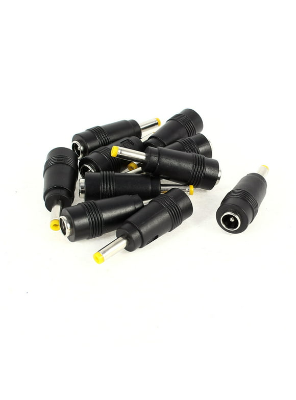 Unique Bargains 10 x DC Power Female Jack 5.5x2.1mm to 4.0mmx1.7mm Male Plug F/M Adapter Coupler