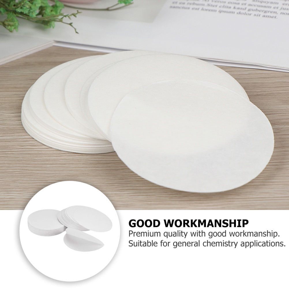 Lot De 100 Disques Papier Filtre Diamètre 9 Cm - Débit Moyen, Qualité Laboratoire Pour Chimie, Cold Brew, Applications Générales
