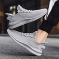 thumbnail image 3 of BUBUDENG Men Athletic Slip on Shoes Mesh Running Shoes Men For Gym Walking Shoes Comfortable, 3 of 10