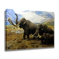 thumbnail image 2 of Woolly Mammoth Canvas Poster Bedroom Decor Sports Landscape Office Room Decor Gift,Frame-style,08x12inch(20x30cm), 2 of 8