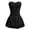 Black, variant on FASHOFT Black Renaissance Corset Top For Women Underwire Vest Puffy Skirt Uniform Set Boned Waist Cinching Slim Fit Cosplay Body Shaper Outfit Corset Dress L
