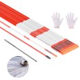 thumbnail image 1 of VEVOR 20 Pcs Marqueurs Réfléchissants pour Allée 5/16 Pouces Dia 58 Po Piquets de Neige Réflecteurs Orange, 1 of 9