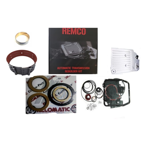 4R70W 4R75W AODE[92-95] Automatic Transmission Rebuild Kit - Full Overhaul Kit with Clutches Front Band Pump Bushing  Filter
