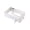 White, variant on Ruanlalo Trash Can Holder Foldable under Sink Trash Bag Organizer Large Opening Compact Portable Waste Storage Rack