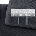 thumbnail image 5 of Great Bay Home Quick Dry Diamond Waffle 4 Piece Bath Towel Set, Stone Blue, 5 of 7
