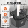 thumbnail image 2 of KFFKFF Utility Sink Pump Laundry Sink Drain Pump System 1/2 HP 3500 GPH 28ft Head, 2 of 9