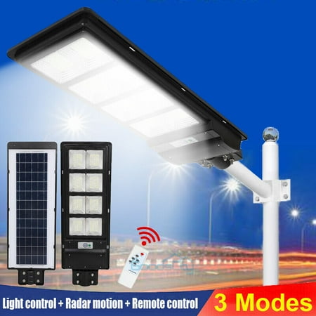 

99000000LM Lampara Luz Led Solares Luces Para Exterior Patio Sensor Dusk to Dawn