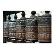 PVT/Superstock SAL10962228 Close-up of prayer wheels  Kathmandu  Nepal -24 x 18- Poster Print