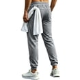 thumbnail image 5 of WAVSUF Men's Athletic Jogger Pants, Adjustable Drawstring Loose Fit Side Pockets Fall Sporty Pants Size S-3XL, 5 of 7
