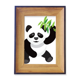 thumbnail image 1 of Marco de Imagen Unbranded Arte Tradicional Chino Panda Bambu 18 x 13 cm, 1 of 4