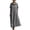 Gray, variant on Women's Cowl Neck Short Sleeve Maxi Dress Solid Loose Flowy Long Dress For Spring Autumn Daily Commute Travel Family Gatherings