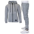 thumbnail image 2 of Men's Fleece-Lined Moto Hoodie & Jogger 2-Piece Set (Sizes, S-3XL), 2 of 3