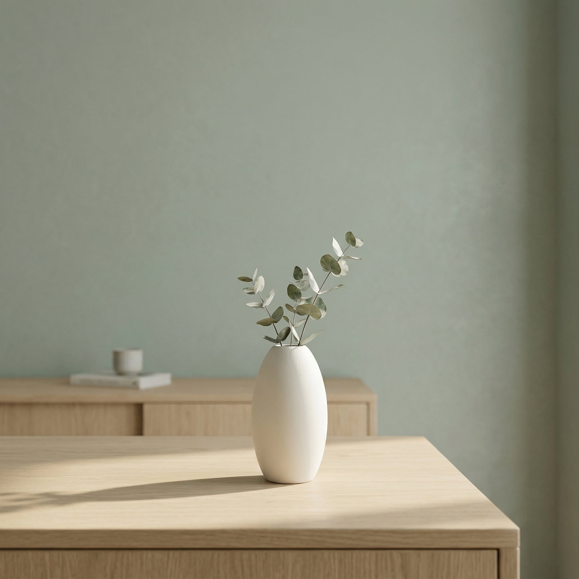 Unique Bargains Modern Ceramic Ribbed Flower Vase for Boho White 3.5"L x 3.5"W x 6.1"H