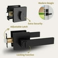 thumbnail image 3 of Mega Handles / Robell Combo / Lever Door Handle / Matte Black/ 3pk Keyed-Alike, 3 of 3