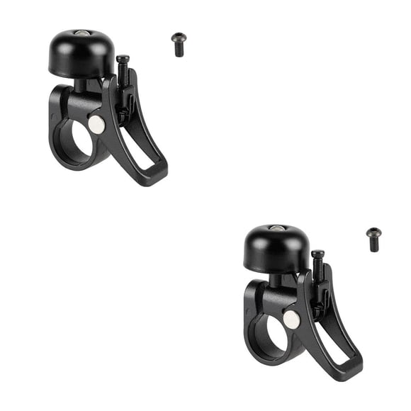 Greeniant Aleación de aluminio Scooter eléctrico Bell Horn Ring Scooters Gear Bells Accesorios Parte profesional para M365 Pro 1S Negro 2piezas Greeniant CBP366091