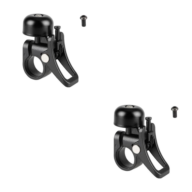 Greeniant Aleación de aluminio Scooter eléctrico Bell Horn Ring Scooters Gear Bells Accesorios Parte profesional para M365 Pro 1S Negro 2piezas Greeniant CBP366091