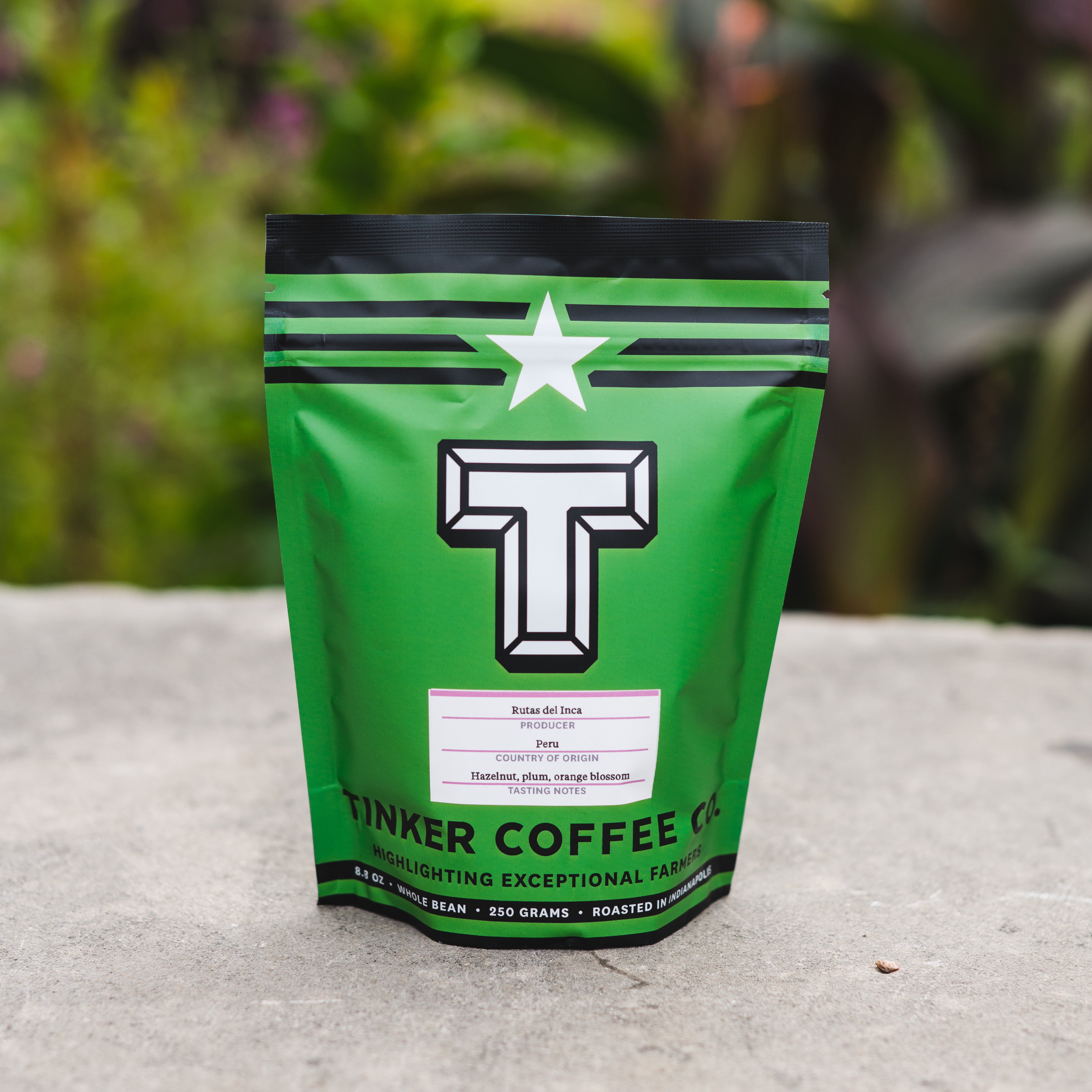 (2 pack) Local Tinker Coffee, Single Origin, Whole Bean, Medium Roast, 8.8oz