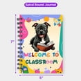 thumbnail image 5 of Welcome to Pitbull Classroom Teacher Dog Mom Spiral Bound Journal Terrier Dog Lover 5x7in Spiral Notebook - 02015, 5 of 5