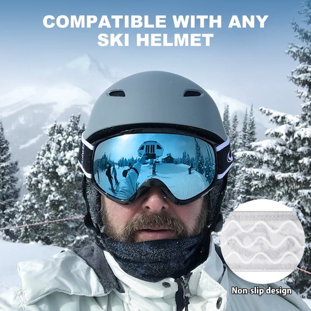 Findway Ski Goggles Over Glass, 100% UV Protection OTG Snow  display picture 3