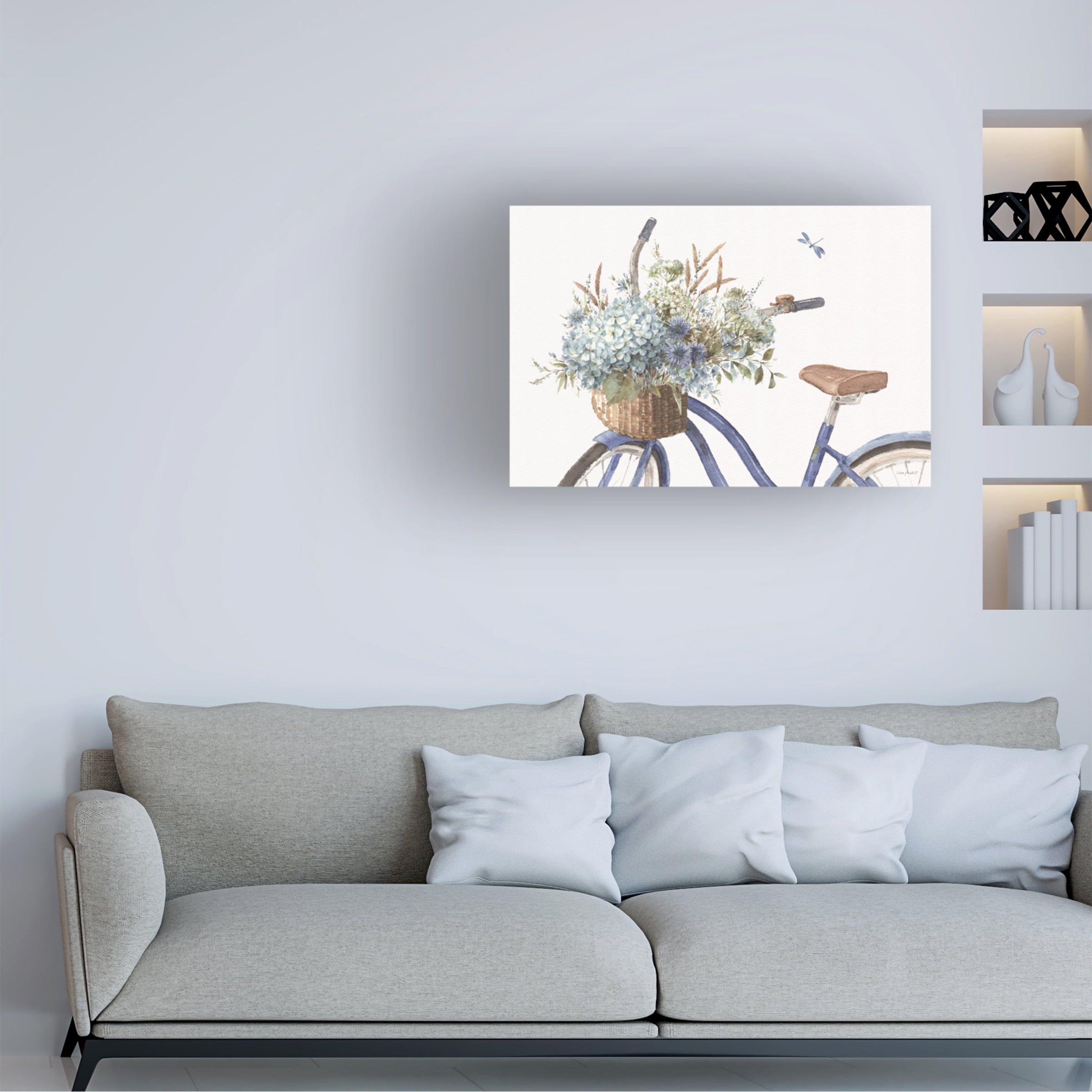 Lisa Audit 'Bohemian Blue 08 Landscape' Canvas Art