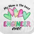 thumbnail image 4 of Inktastic My Mom is the Best Engineer Ever Boys or Girls Baby Bib, 4 of 4