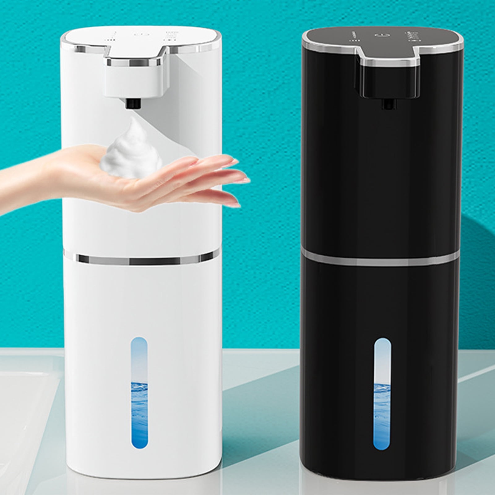 Bathroom Soap Dispenser Countertops 420ml Soap Dispenser Automatic Induction Foam Hand Washer Enduring