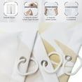 thumbnail image 6 of Khaki Leaf Shower Curtain, Khaki Watercolor Eucalyptus Leaves Botanical Plants Bathroom Curtain Waterproof Fabric Machine Washable with Hooks, 84" Wx72 L, 6 of 6